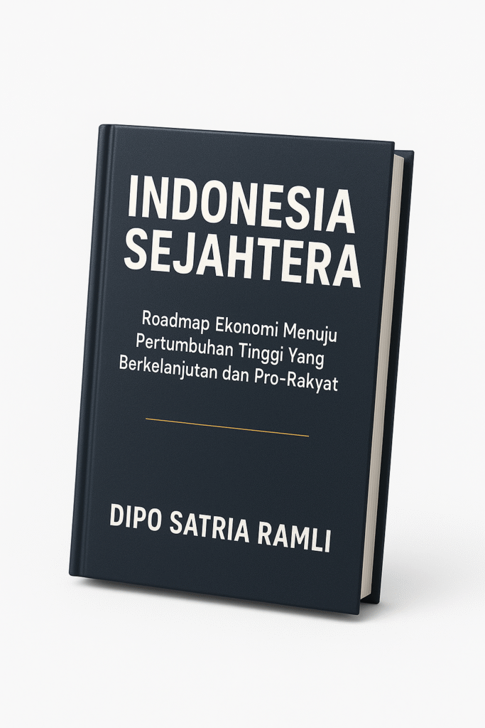 Front Cover Buku Indonesia Sejahtera, Roadmap Ekonomi Menuju Pertumbuhan Tinggi dan Pro-Rakyat